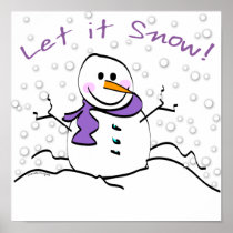 Let It Snow Holiday Posters