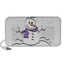 Let It Snow Holiday Portable Speakers
