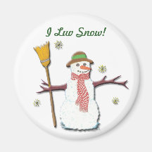 Let It Snow! Magnet