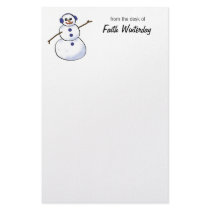 Let it snow! Personalized Stationery