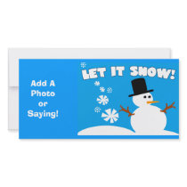 Let It Snow Photo Card