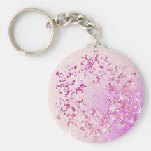 Let it Snow Pink Keychain