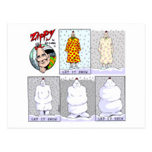 Let It Snow Post Card