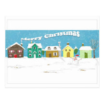 Let it snow ! postcard