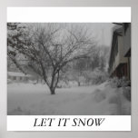 LET IT SNOW POSTERS