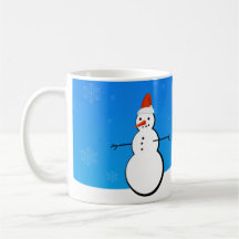 Let it Snow - Winter Snowman Mug