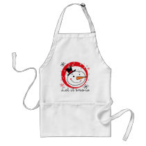 Let It Snowman Apron