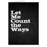 let me count the ways greeting cards
