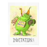let´s party ! funny invitation card
