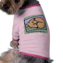 Let sleeping dogs lay. pet t shirt