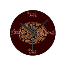 Let Sleeping Pythons Lie Wall Clock