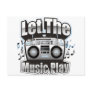 Let the Music PLay Post Card