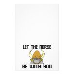 Let The Norse Be With You Customized Stationery