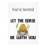 Let The Norse Be With You Personalized Invitation