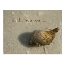 Let the sea roar postcard