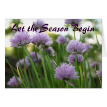 Let the Season Begin - Chives Card