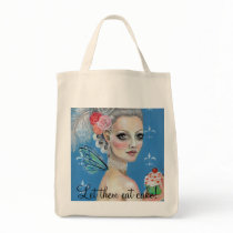 Let them eat cake tote bags