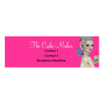 Let them eat cake business card