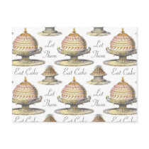 Let Them Eat Cake French Pastry Chef Postcard
