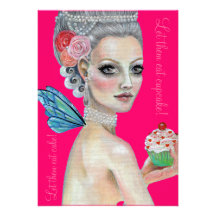 Let them eat cake invites