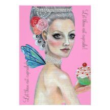 Let them eat cake... personalized invite