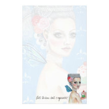 Let them eat cake personalized stationery