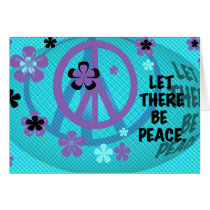 Let There Be Peace Greeting Card cards