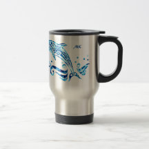 Let Us Live in Harmony with Our Dolphin Friends Coffee Mug