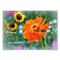 Let Us Love One Another 5 x 7 Photograph