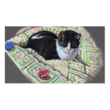 LET US PAMPER YOU: CAT: BUSINESS CARD