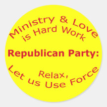 Let us Use Force Sticker
