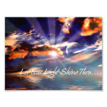 Let Your Light Shine Thru Art Photo