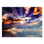 Let Your Light Shine Thru Art Photo