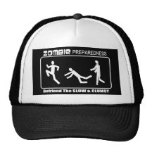 L'état de préparation de zombi traitent en ami la  casquettes