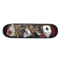 Lethal Poker Custom Skateboard