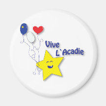 l'étoile acadienne refrigerator magnets