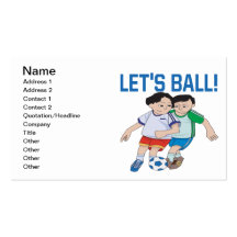 Lets Ball Business Card Template