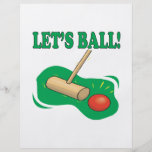 Lets Ball Custom Flyer