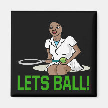 Lets Ball Fridge Magnet