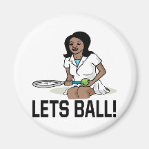 Lets Ball Fridge Magnets