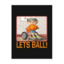 Lets Ball Postcard
