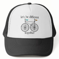 Let's Be Different Together Trucker Hats
