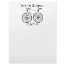 Let's Be Different Together Letterhead