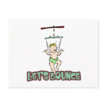 Lets Bounce baby jumper bouncer Post Card