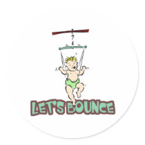 Lets Bounce baby jumper bouncer Stickers