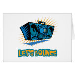 Lets Bounce Boom Box Card