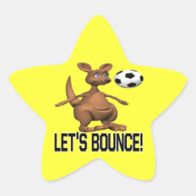 Lets Bounce Star Sticker