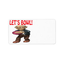 Lets Bowl Address Labels