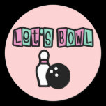 Let's Bowl! stickers