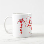 Let's Celebrate Holiday Party, Red Lace Coffee Mug